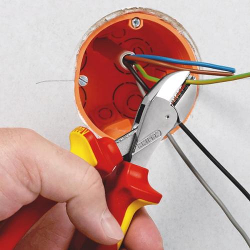 Knipex X-Cut Compact Diagonal Cutter Insulated Multi-comp. Grips VDE Chrome-plated 160mm 73 06 160